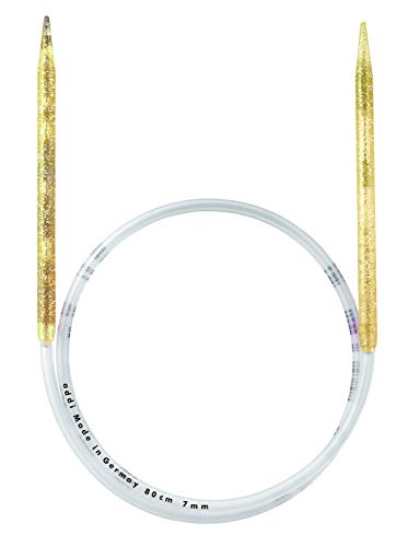 Addi Rundstricknadel Kunststoff, Gold, 15 Addi Rundstricknadel Kunststoff, Gold, 15 von Addi
