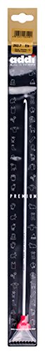 Addi Häkelnadel Tunisien, Metall, grau, 5 mm Addi Häkelnadel Tunisien, Metall, grau, 5 mm von Addi