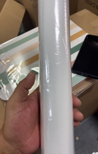 Adecortalk Weiße Pinnwand-Rolle, wiederverwendbar, wasserdicht, Pinnwand-Poster, Vliesstoff, Pinnwand, Rolle, Hintergrund für Klassenzimmer-Dekorationen, Heim-Wanddekoration, 39,9 cm x 3,6 m von Adecortalk