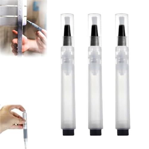 Befüllbarer Ausbesserungsstift, Pinsel, Ausbesserungsstift, nachfüllbarer Lackstift, Lackstift für Ausbesserungen, schlagfester Ausbesserungsstift, Acrylfarbstift (3 Stück) von Aderpmin
