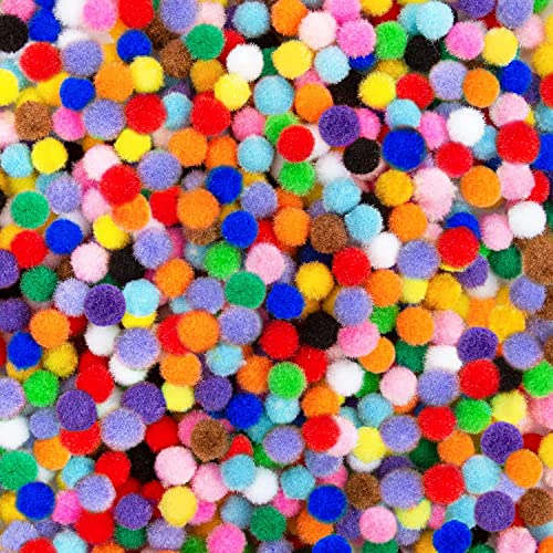 Mini Pompons zum Basteln, 2000 Stück 1cm Mini Pompons, Mini Pompoms für Handwerk Herstellung, Pom Pom Bälle für Ostern, Weihnachten, Kinder, Bunte Pompons für Lustige DIY Kreative Handwerk Mini Pompons zum Basteln, 2000 Stück 1cm Mini Pompons, Mini Pompoms für Handwerk Herstellung, Pom Pom Bälle für Ostern, Weihnachten, Kinder, Bunte Pompons für Lustige DIY Kreative Handwerk von Adeteu