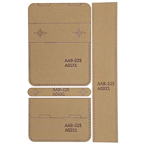 ADFAGA 4PCS Acryl -Lederhandwerksvorlagen DIY -Brieftaschenmünze Geldbörse Schablonen für Lederarbeitskräfte -Enthusiasten transparent haltbarer Acrylmaterial ADFAGA 4PCS Acryl -Lederhandwerksvorlagen DIY -Brieftaschenmünze Geldbörse Schablonen für Lederarbeitskräfte -Enthusiasten transparent haltbarer Acrylmaterial von Adfaga