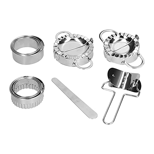 Adfaga 10 Stück Edelstahl Knödel Maker Form Set Knödel Cutter Küchen werkzeug für selbst gemachte Knödel Kochen mit Familien freunden Silber 293g Adfaga 10 Stück Edelstahl Knödel Maker Form Set Knödel Cutter Küchen werkzeug für selbst gemachte Knödel Kochen mit Familien freunden Silber 293g von Adfaga