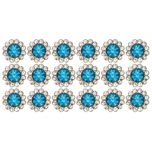 Adfaga 100 pcs blaue runde Strassklingeln 10 mm funkelnde Nähkristalle Perlen für DIY Bastelkleidung Accessoires Nagelkunst Dekorationen Knöpfe und mehr Adfaga 100 pcs blaue runde Strassklingeln 10 mm funkelnde Nähkristalle Perlen für DIY Bastelkleidung Accessoires Nagelkunst Dekorationen Knöpfe und mehr von Adfaga