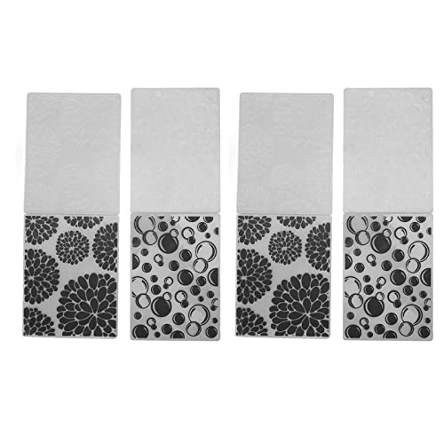 Adfaga 4pcs Prägeordner Kunststoff eindeutiges Design Textur Schablonen für DIY -Einladungen Karten machen Scrapbooking -Handwerk Adfaga 4pcs Prägeordner Kunststoff eindeutiges Design Textur Schablonen für DIY -Einladungen Karten machen Scrapbooking -Handwerk von Adfaga