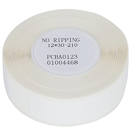 Adfaga Aufkleber Roll Drucker Thermaletikett Selbstkleber weißer wasserdichte Preisschild Gips Marke PVC -Material 12 x 30 mm 210 Blätter für Küchenbüro Kleidung Schmuck Adfaga Aufkleber Roll Drucker Thermaletikett Selbstkleber weißer wasserdichte Preisschild Gips Marke PVC -Material 12 x 30 mm 210 Blätter für Küchenbüro Kleidung Schmuck von Adfaga