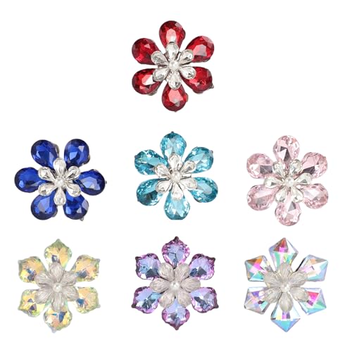 Adfaga Blume steine Flachrücken Dekor Knöpfe Bunte Verzierungen für Handwerkskleidung Hochzeit Dekoration 7pcs Blumenförmige knöpfe Zinklegierung künstlicher stein Adfaga Blume steine Flachrücken Dekor Knöpfe Bunte Verzierungen für Handwerkskleidung Hochzeit Dekoration 7pcs Blumenförmige knöpfe Zinklegierung künstlicher stein von Adfaga
