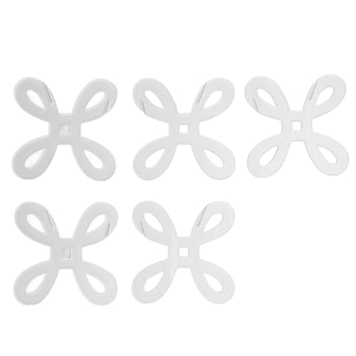 Adfaga Clear Acrylgarn -Spulen -Organizer 5pcs großes Gewinde -Stricken nähen Häkelgewebewedler zum Handwerk und zum Heimgebrauch haltbarer, leichtes tragbares Gebrauch von Adfaga