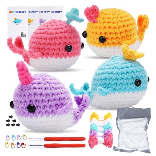 Adfaga Crochet Starter Kit komplette DIY -Handwerksvorräte mit zusätzlichen Garn ergonomischen Haken für Anfänger Erwachsene entspannte Bildung Tier häkeln Wollgarn 5 Farben Adfaga Crochet Starter Kit komplette DIY -Handwerksvorräte mit zusätzlichen Garn ergonomischen Haken für Anfänger Erwachsene entspannte Bildung Tier häkeln Wollgarn 5 Farben von Adfaga