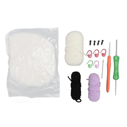 Adfaga Häkel-Starter-Set, süßes Vicuna-Design, 3-farbiges Garn, Stressabbau, praktische Fähigkeiten, Häkel-Set für Anfänger, Kinder, Erwachsene, Bastelliebhaber Adfaga Häkel-Starter-Set, süßes Vicuna-Design, 3-farbiges Garn, Stressabbau, praktische Fähigkeiten, Häkel-Set für Anfänger, Kinder, Erwachsene, Bastelliebhaber von Adfaga