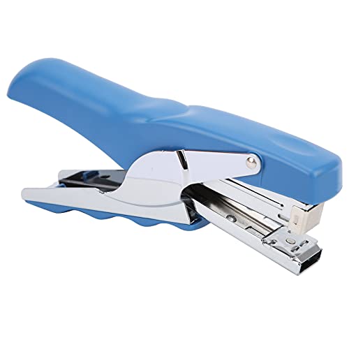Adfaga Heavy Duty Metal Hefter Labour Saving Hand Held Desk Hefter für Büroschulen Haus verwenden dauerhafte Edelstahl -Mini -Hefter mit 100 Nägeln Kapazität 20 Blätter Bindung von Adfaga