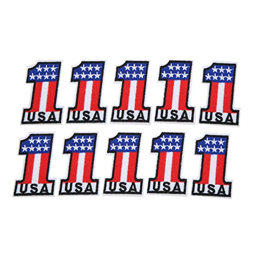 Adfaga Iron auf Patches Nummer 1 Design Premium Baumwolle Langlebige Eisen auf Patches für Jean Bag Hut 10pcs USA Style Mode gestickte Applikationen für Kleidungszubehör Adfaga Iron auf Patches Nummer 1 Design Premium Baumwolle Langlebige Eisen auf Patches für Jean Bag Hut 10pcs USA Style Mode gestickte Applikationen für Kleidungszubehör von Adfaga