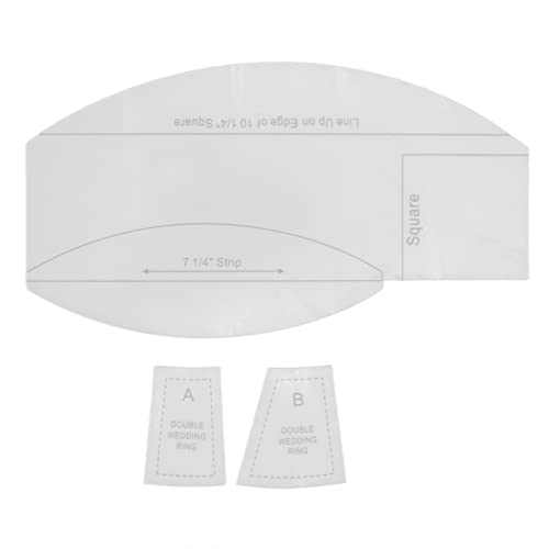 Adfaga Nählineer Set Quilting Lurer Fabric Lineal Clear Acrylmesswerkzeug für DIY -Handwerk und Kleidungsstück 3 -teilige transparente Lineal -Kit machen Adfaga Nählineer Set Quilting Lurer Fabric Lineal Clear Acrylmesswerkzeug für DIY -Handwerk und Kleidungsstück 3 -teilige transparente Lineal -Kit machen von Adfaga