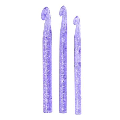 Adfaga Professionelle Häkelhaken Set 3 Größen transparente Pailletten -Plastik -Stricknadeln für Pullover Schalshüte Garn -Crafting -Werkzeuge 10 mm 12 mm 15 mm Adfaga Professionelle Häkelhaken Set 3 Größen transparente Pailletten -Plastik -Stricknadeln für Pullover Schalshüte Garn -Crafting -Werkzeuge 10 mm 12 mm 15 mm von Adfaga
