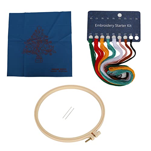 Adfaga Weihnachtsbaum -Stickerei Kit DIY Cross Stitch Starter Set handgefertigtes Urlaubshandwerk mit Premiumfäden Stoff für Anfänger Home Wall Decor Adfaga Weihnachtsbaum -Stickerei Kit DIY Cross Stitch Starter Set handgefertigtes Urlaubshandwerk mit Premiumfäden Stoff für Anfänger Home Wall Decor von Adfaga
