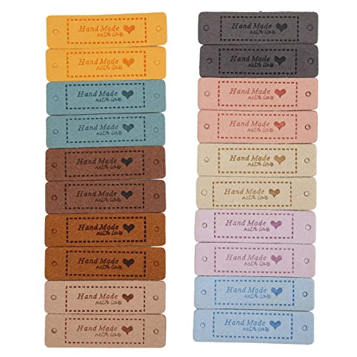 Adfaga handgemachte Etiketten PU Material 20pcs Langlebige weiche DIY -Nähkennzeichen für Taschen Brieftaschen Handtaschen Handtaschen basteln Vorräte Adfaga handgemachte Etiketten PU Material 20pcs Langlebige weiche DIY -Nähkennzeichen für Taschen Brieftaschen Handtaschen Handtaschen basteln Vorräte von Adfaga