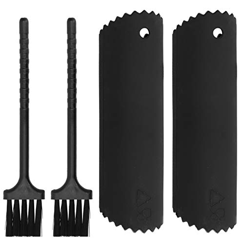 Knoblauch Peeler Roller Tube Pinsel Lebensmittel qualität Silikon Geruch Küchen werkzeug zum Schälen von Knoblauch zehen schnell und leicht, ohne sie zu berühren Schwarz 13x3,5 cm von Adfaga