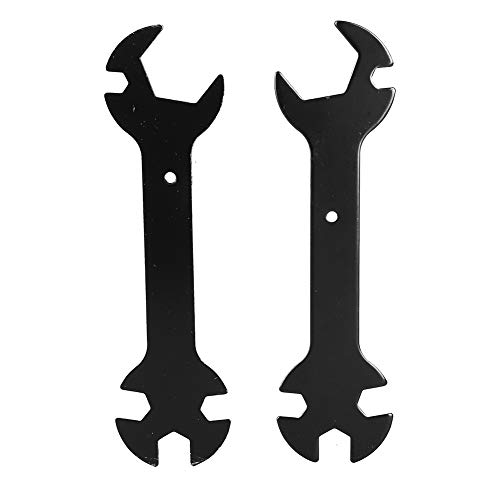 Legierter Multifunktionsschlüssel tragbarer Multi -Zweck -Spanner Leichter ergonomisches Griff für 3D -Druckerzubehör und DIY -Projekte Black 2 Teile Set von Adfaga