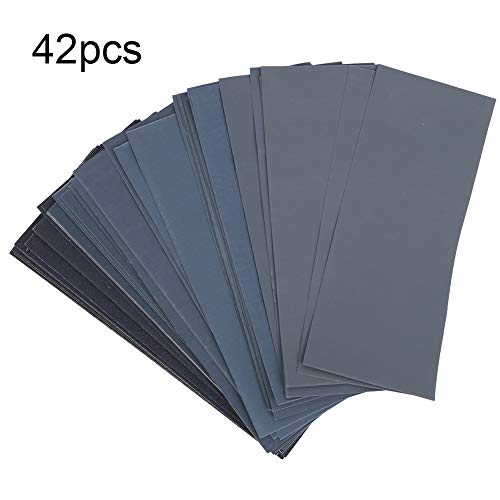 Premium -Schleifpapierset 42pcs 120# 3000# Grit Schleifpapier Kit Silicon Carbid Schleifblätter für Holzmetall -Automobilpolieren und Mahlen Premium -Schleifpapierset 42pcs 120# 3000# Grit Schleifpapier Kit Silicon Carbid Schleifblätter für Holzmetall -Automobilpolieren und Mahlen von Adfaga