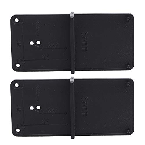 Scharnier -Loch -Locator -Vorlage 2 Packung langlebiger präziser Holzbearbeitungs -Bohr -Jig Guide Tool für Türinstallationsschrank Scharnier schwarz 85x40mmmm Scharnier -Loch -Locator -Vorlage 2 Packung langlebiger präziser Holzbearbeitungs -Bohr -Jig Guide Tool für Türinstallationsschrank Scharnier schwarz 85x40mmmm von Adfaga