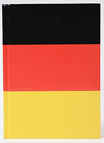 ADINA Notizbuch A5 blanko mit Motiv (Deutschlandfahne) von Adina