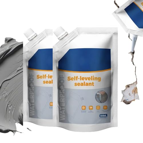 Epoxidharz Riss Füller 500 Ml Beton, Professioneller & Wasserdichter Haftvermittler, Schnelltrocknend Hochflexibel frost & Chemikalienbeständig, Für Bäder, Pool, Dächer (1 kg) von Adius