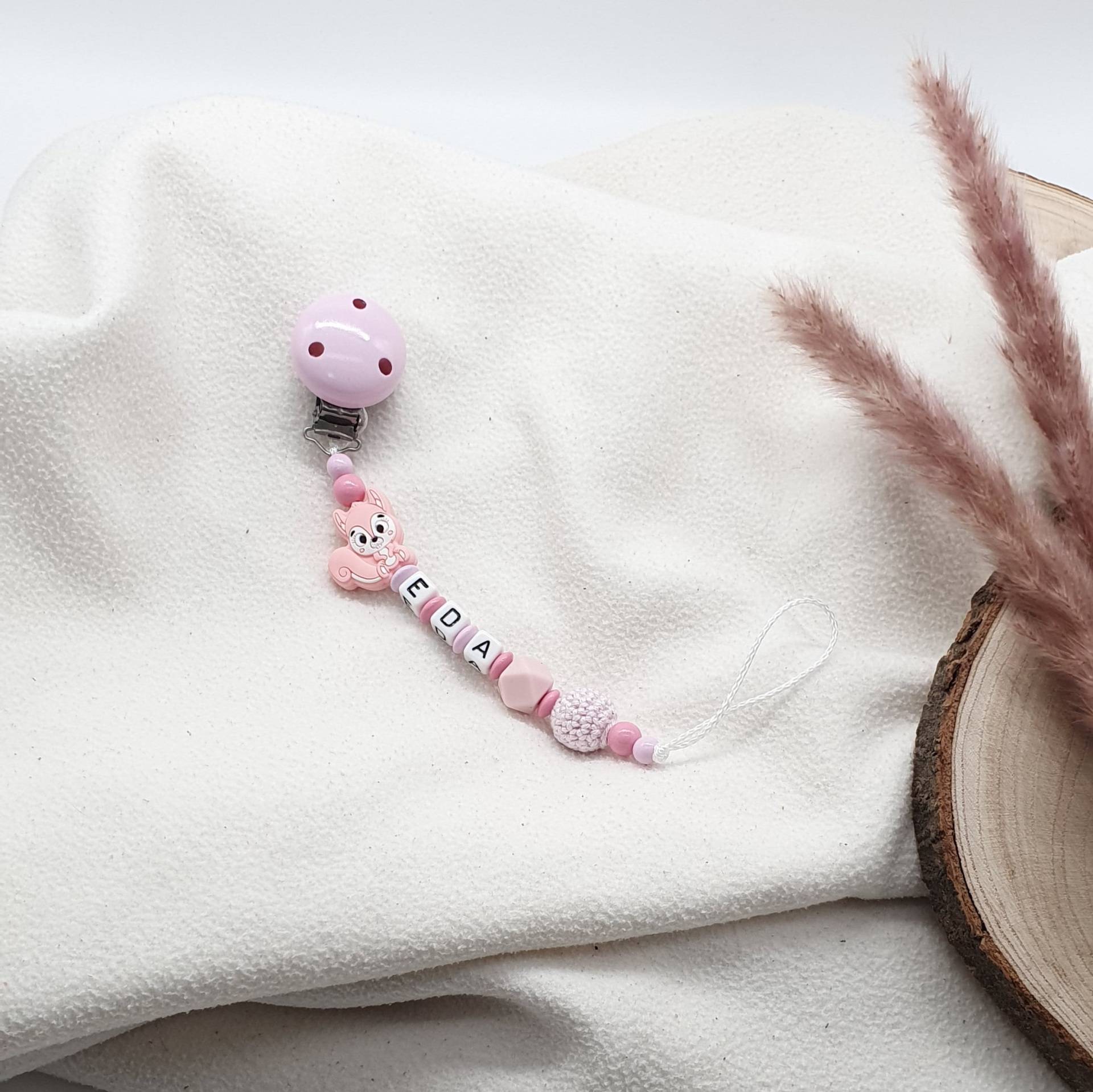 Schnullerkette Eichhörnchen Für Mädchen Oder Jungen Schnullerkette Eichhörnchen Für Mädchen Oder Jungen von AdlesShop