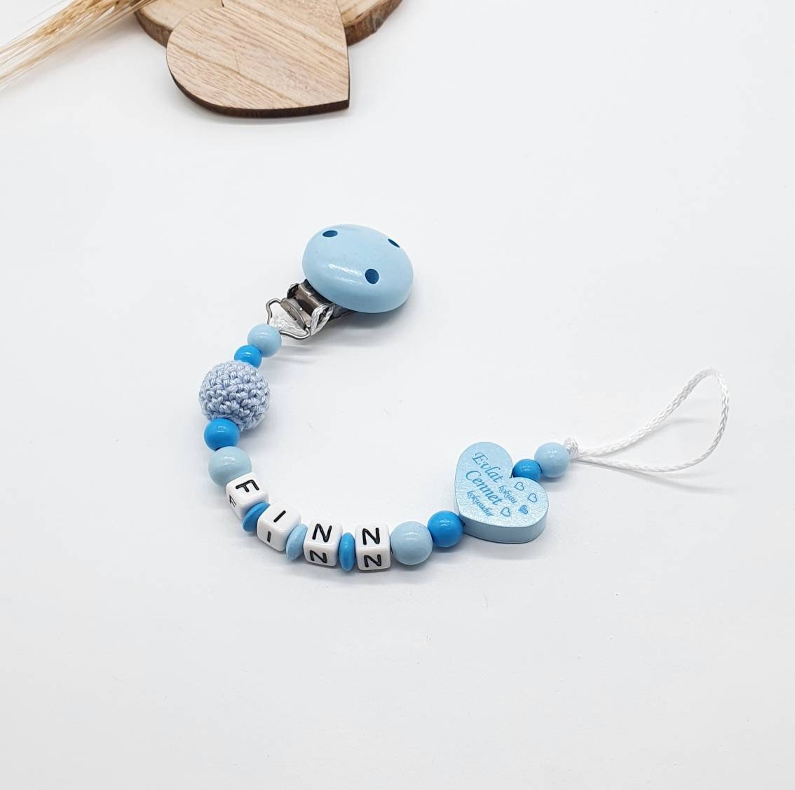 Schnullerkette Mit Namen, Für Mädchen Und Jungen Schnullerkette Mit Namen, Für Mädchen Und Jungen von AdlesShop
