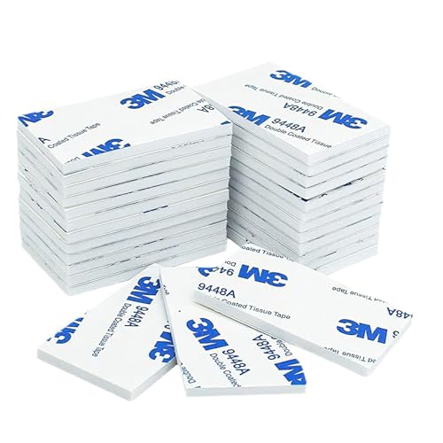 Doppelseitiges Klebeband, 20 Stück Klebepads Doppelseitig Extra Stark, Schaumstoff Klebepad, Klebepads für Wände, Auto & Zuhause, Rechteckig (30 mm x 50 mm) von Admygo