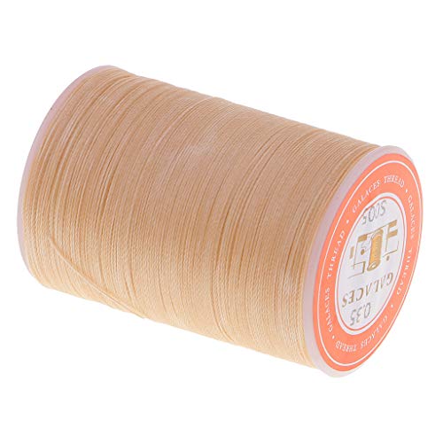 0,35 mm rundes gewachstes Polyester-Garn, Nähen, Nähen, Basteln, Basteln, Beige von Adoorniequea