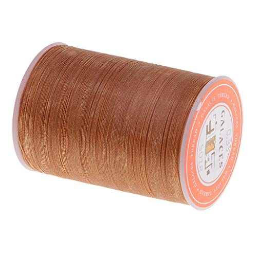 0,35 mm rundes gewachstes Polyester-Garn, Nähen, Nähen, Basteln, Basteln, Hellbraun von Adoorniequea