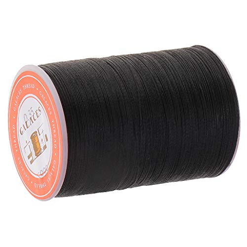 0,35 mm rundes gewachstes Polyester-Garn, Nähen, Nähen, Basteln, Basteln, Schwarz von Adoorniequea