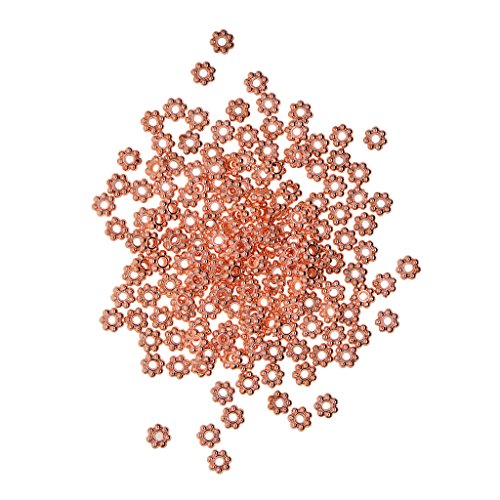 Adoorniequea 100 Stück Roségold Schneeflocke Blume Distanz Perlen Schmuck Schnäppchen zum Selbermachen 6 mm, Modern, Unisex, Erwachsener, Schmuckzubehör, Schmuckherstellungsset Adoorniequea 100 Stück Roségold Schneeflocke Blume Distanz Perlen Schmuck Schnäppchen zum Selbermachen 6 mm, Modern, Unisex, Erwachsener, Schmuckzubehör, Schmuckherstellungsset von Adoorniequea