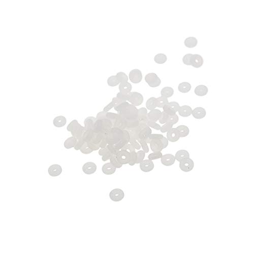 100 Stück Silikon Gummi Stopper für Ketten Charm Armbänder Transparent 100 Stück Silikon Gummi Stopper für Ketten Charm Armbänder Transparent von Adoorniequea