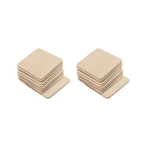 2 Set 10 Stück Blanko Holz Natur Scheiben Holzquadrate Ausschnitte für DIY Handwerk 8 cm 2 Set 10 Stück Blanko Holz Natur Scheiben Holzquadrate Ausschnitte für DIY Handwerk 8 cm von Adoorniequea