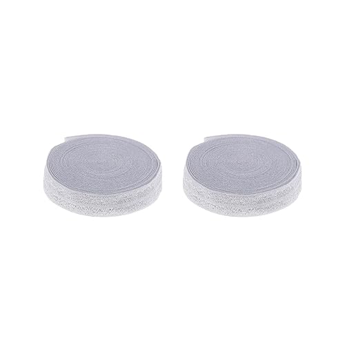 2 Set 4,5 Meter Nähen Glitzer Gummiband Dehnbar Band Besätze für Kleidung Silber 2 Set 4,5 Meter Nähen Glitzer Gummiband Dehnbar Band Besätze für Kleidung Silber von Adoorniequea