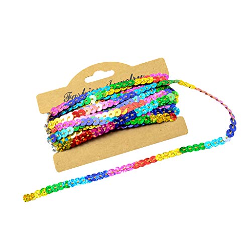 4,5 m Pailletten-Band, Pailletten, Borte, Borte, Spitze, DIY, Nähen, Basteln, Regenbogenfarben 4,5 m Pailletten-Band, Pailletten, Borte, Borte, Spitze, DIY, Nähen, Basteln, Regenbogenfarben von Adoorniequea