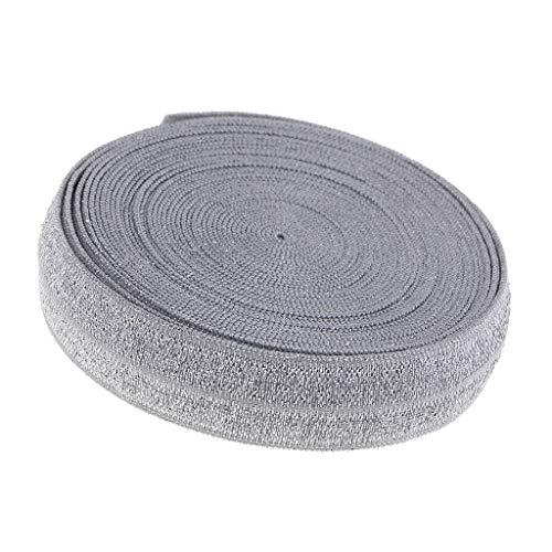 4,5 m langes elastisches Band zum Nähen mit Glitzer, dehnbar, für Kleidung, Grau 4,5 m langes elastisches Band zum Nähen mit Glitzer, dehnbar, für Kleidung, Grau von Adoorniequea