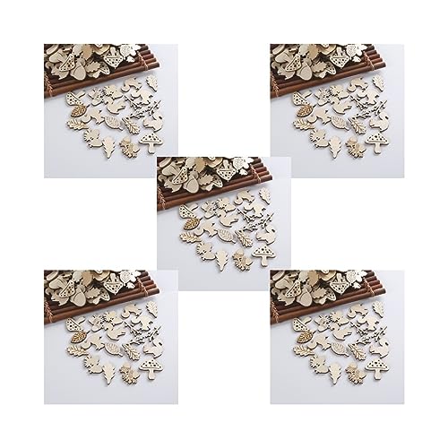 5 Set 50 Stück bemalbare leere Weihnachtsbaum-Holzscheiben zum Aufhängen für Kinder DIY Kunst Handwerk 5 Set 50 Stück bemalbare leere Weihnachtsbaum-Holzscheiben zum Aufhängen für Kinder DIY Kunst Handwerk von Adoorniequea
