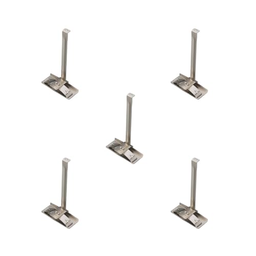 5 Set Schneidklemmen, Stoffklemmen, Edelstahl, breite Backen, Stoffklemmen, Nähklammern, 20,3 cm, Silber, 20,3 cm 5 Set Schneidklemmen, Stoffklemmen, Edelstahl, breite Backen, Stoffklemmen, Nähklammern, 20,3 cm, Silber, 20,3 cm von Adoorniequea