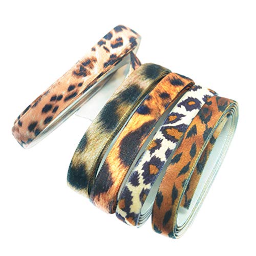 5 x Leopardenmuster Samtband Nähen Spitzenbesatz Beflockung Band Gürtel 1 cm 5 x Leopardenmuster Samtband Nähen Spitzenbesatz Beflockung Band Gürtel 1 cm von Adoorniequea