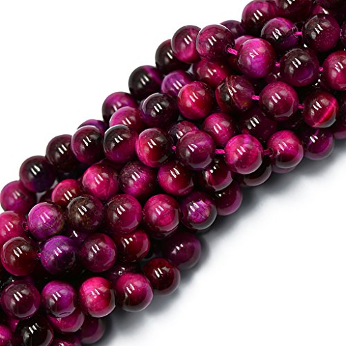 8 mm Rose Pink Tigerauge Schmuckherstellung Runde lose Perlen 38,1 cm 8 mm Rose Pink Tigerauge Schmuckherstellung Runde lose Perlen 38,1 cm von Adoorniequea