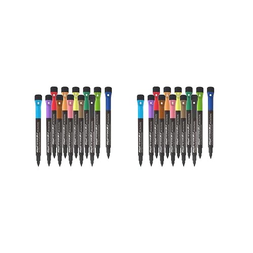 Adoorniequea Whiteboard-Spiegelglas-Marker, geruchsarm, 12 Stück, trocken abwischbar, Bürobedarf, 2 Stück Adoorniequea Whiteboard-Spiegelglas-Marker, geruchsarm, 12 Stück, trocken abwischbar, Bürobedarf, 2 Stück von Adoorniequea