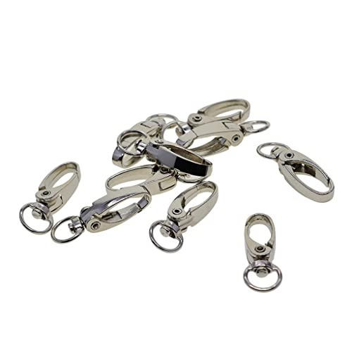 Karabinerhaken mit Drehgelenk, Schlüsselanhänger, Schlüsselanhänger, Karabiner, 10 Stück Karabinerhaken mit Drehgelenk, Schlüsselanhänger, Schlüsselanhänger, Karabiner, 10 Stück von Adoorniequea