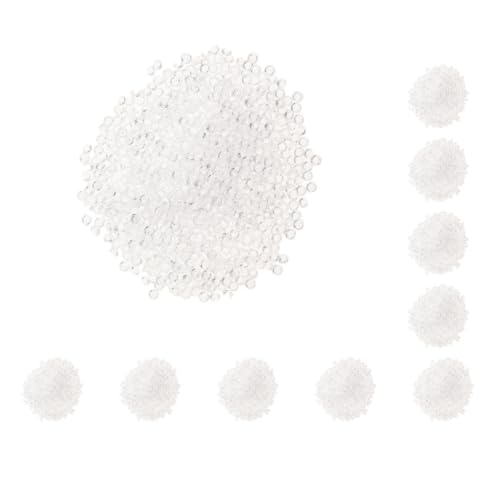 Streukonfetti aus Acryl, 4 mm, Weiß, 10 Stück, 2000 Stück von Adoorniequea