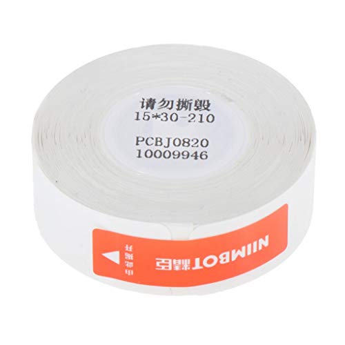Thermo-Etikettendrucker, Preisschild, Adressaufkleber, Papierrolle, Weiß, 15 x 30 mm, 210 Stück Thermo-Etikettendrucker, Preisschild, Adressaufkleber, Papierrolle, Weiß, 15 x 30 mm, 210 Stück von Adoorniequea