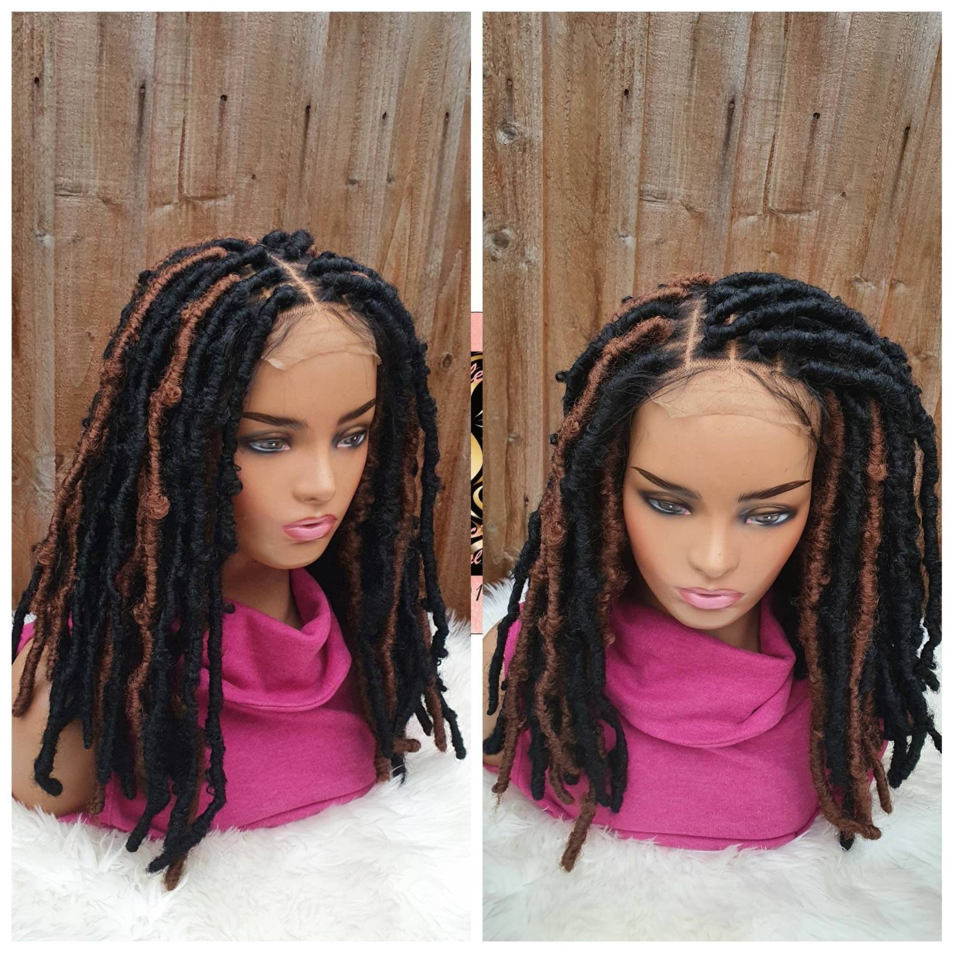 Butterfly Locs Braided Wig/ Locs Wig /4×4 Closure/Wig For Black Women 18 Inch Butterfly Locs Braided Wig/ Locs Wig /4×4 Closure/Wig For Black Women 18 Inch von Adorablewigsuk