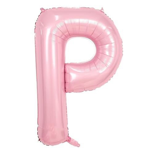 Buchstabe P Luftballon Rosa,40 Zoll Hell Pink P Buchstabe Luftballon,A-Z Mylar Alphabet Folienballon,Pastell Rosa Buchstaben Luftballon für Geburtstag Jahrestag Baby Dusche Hochzeit Party Deko Buchstabe P Luftballon Rosa,40 Zoll Hell Pink P Buchstabe Luftballon,A-Z Mylar Alphabet Folienballon,Pastell Rosa Buchstaben Luftballon für Geburtstag Jahrestag Baby Dusche Hochzeit Party Deko von Adorely