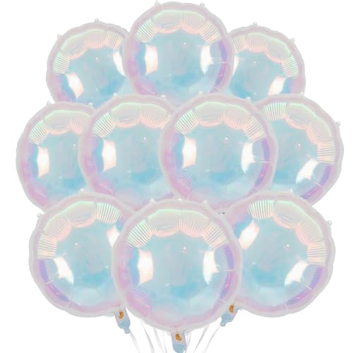 Schillernde runde Folienballons, 20 Stück, runde Luftballons, 45,7 cm, Heliumballon für Geburtstag, Jahrestag, Babyparty, Hochzeit, Disco, Party-Dekoration Schillernde runde Folienballons, 20 Stück, runde Luftballons, 45,7 cm, Heliumballon für Geburtstag, Jahrestag, Babyparty, Hochzeit, Disco, Party-Dekoration von Adorely
