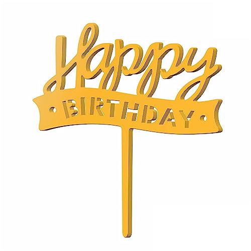 10 Stück Acryl Happy Birthday Cake Toppers Dekorative Ornamente Dekoration Hochzeit Urlaub Dekoration Zubehör 10 Stück Acryl Happy Birthday Cake Toppers Dekorative Ornamente Dekoration Hochzeit Urlaub Dekoration Zubehör von Adrosstoller